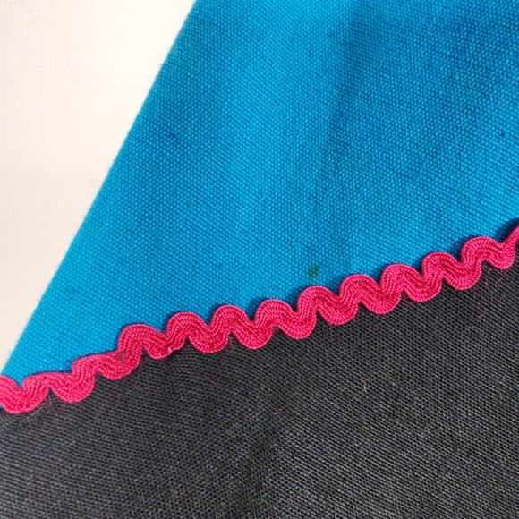 Vintage 90s Allure Womens Jacket Blazer Patchwork Hippie Artsy Embroidered Small - Picture 8 of 12